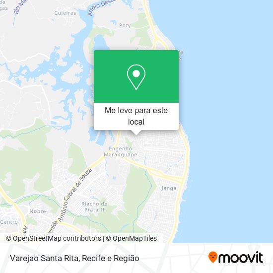 Varejao Santa Rita mapa
