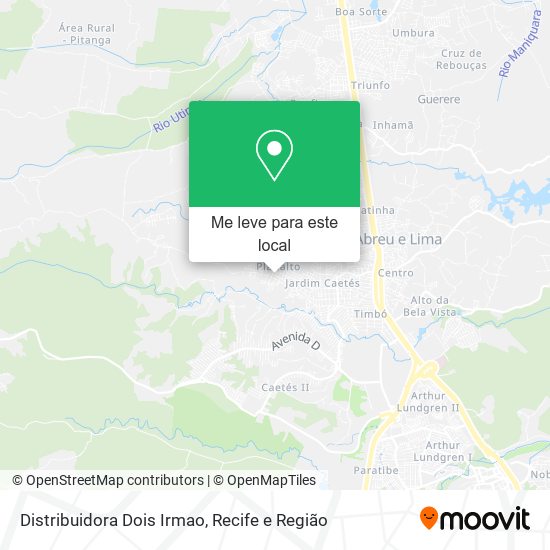 Distribuidora Dois Irmao mapa