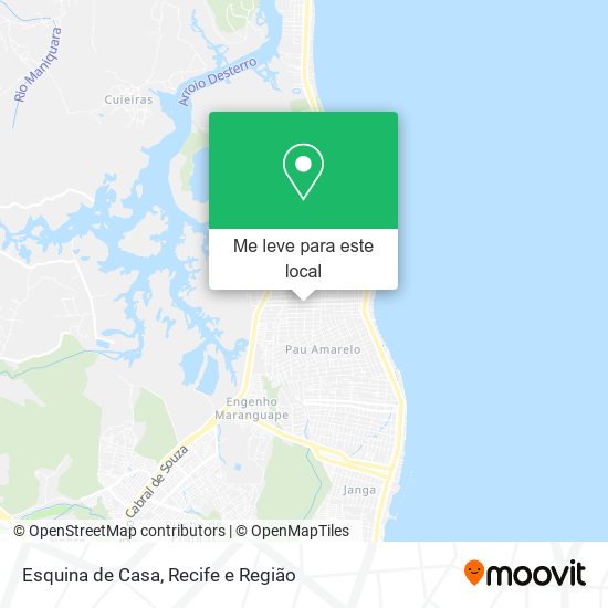 Esquina de Casa mapa