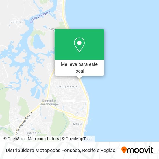 Distribuidora Motopecas Fonseca mapa