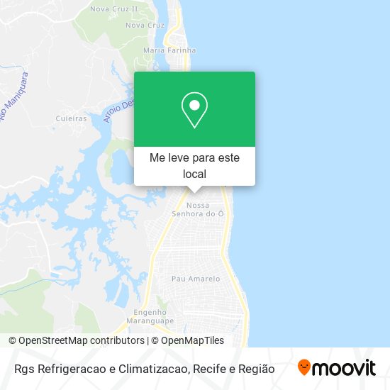 Rgs Refrigeracao e Climatizacao mapa