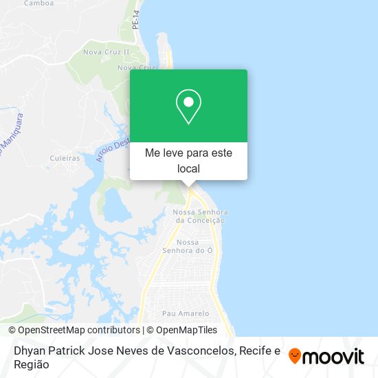 Dhyan Patrick Jose Neves de Vasconcelos mapa