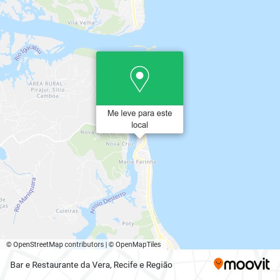 Bar e Restaurante da Vera mapa