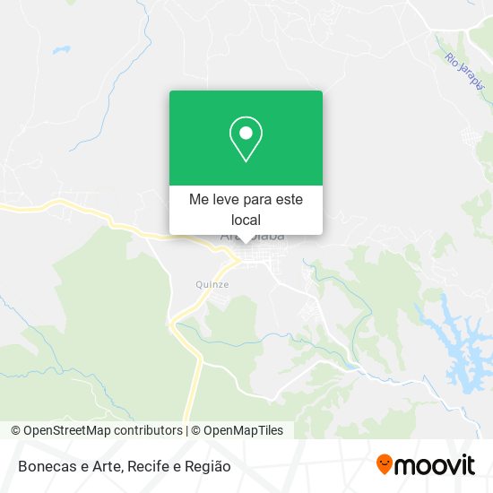 Bonecas e Arte mapa