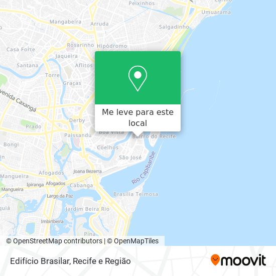 Edifício Brasilar mapa