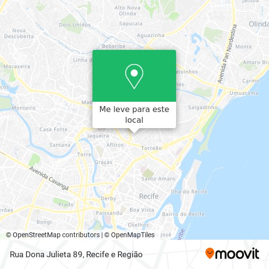 Rua Dona Julieta 89 mapa