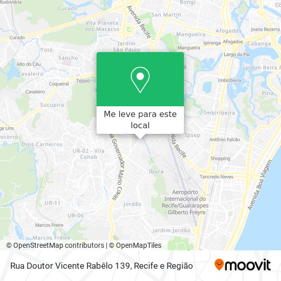 Rua Doutor Vicente Rabêlo 139 mapa