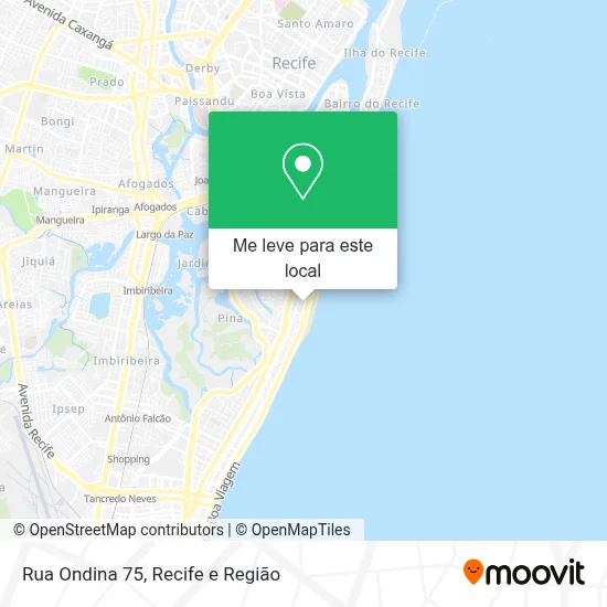 Rua Ondina 75 mapa
