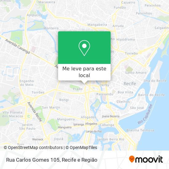Rua Carlos Gomes 105 mapa