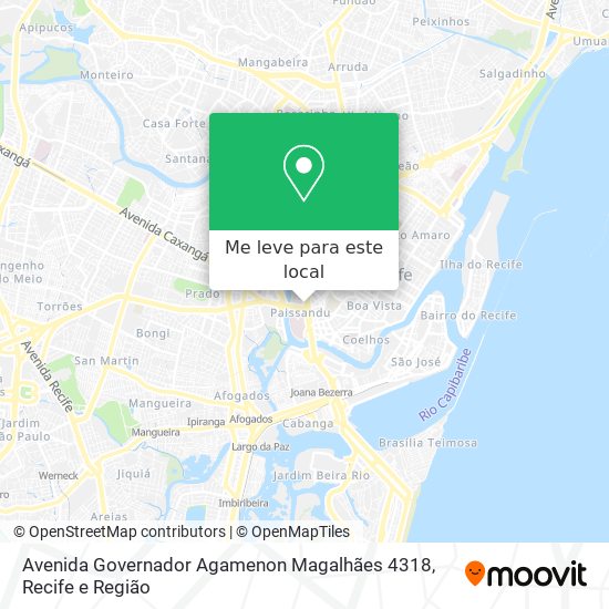 Avenida Governador Agamenon Magalhães 4318 mapa