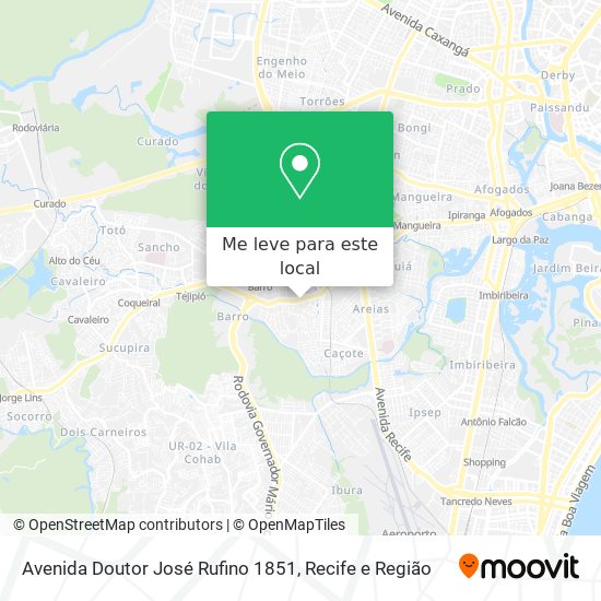 Avenida Doutor José Rufino 1851 mapa