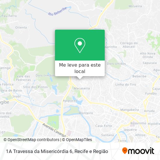 1A Travessa da Misericórdia 6 mapa