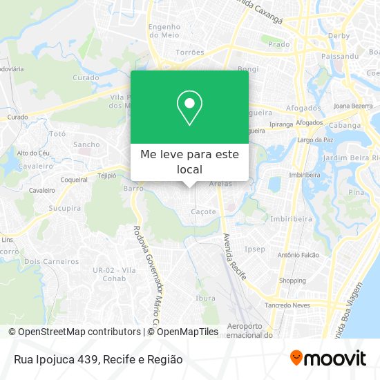 Rua Ipojuca 439 mapa