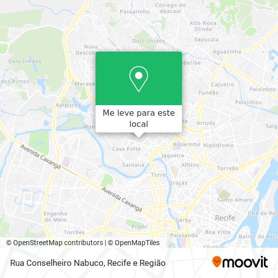 Rua Conselheiro Nabuco mapa