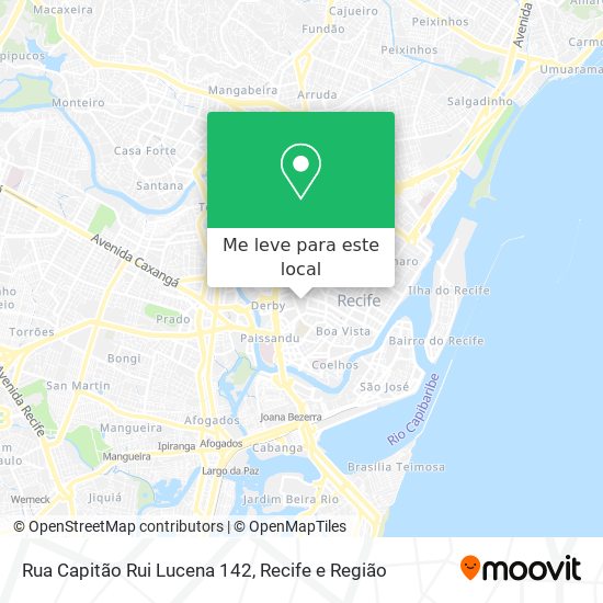 Rua Capitão Rui Lucena 142 mapa