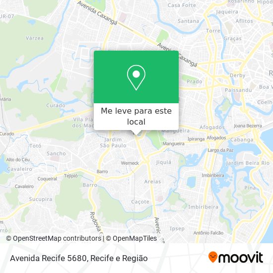 Avenida Recife 5680 mapa