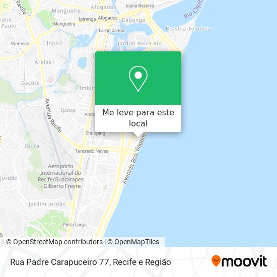 Rua Padre Carapuceiro 77 mapa