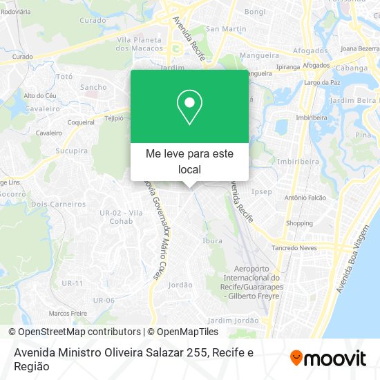 Avenida Ministro Oliveira Salazar 255 mapa