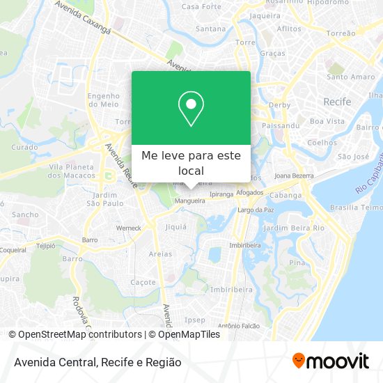 Avenida Central mapa
