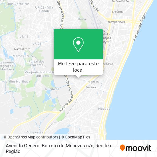 Avenida General Barreto de Menezes s / n mapa