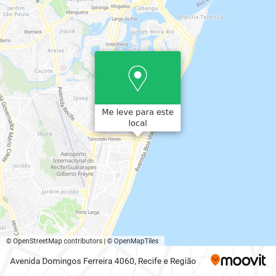 Avenida Domingos Ferreira 4060 mapa