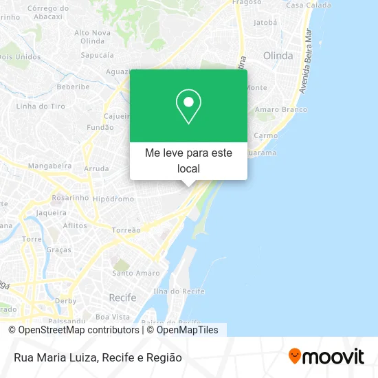 Rua Maria Luiza mapa