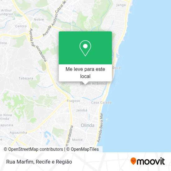 Rua Marfim mapa