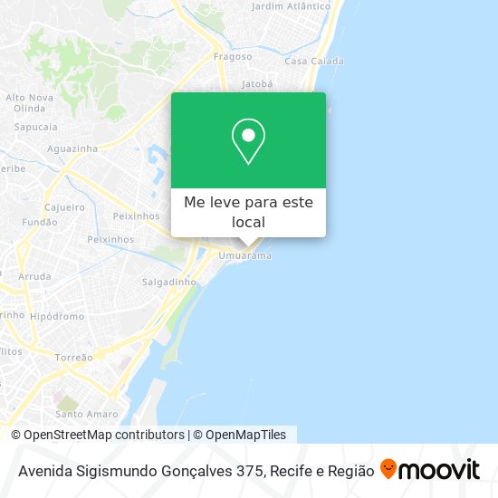 Avenida Sigismundo Gonçalves 375 mapa