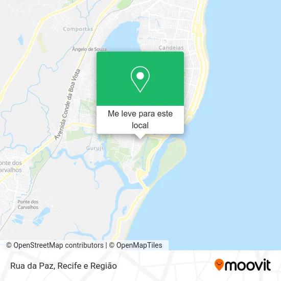 Rua da Paz mapa