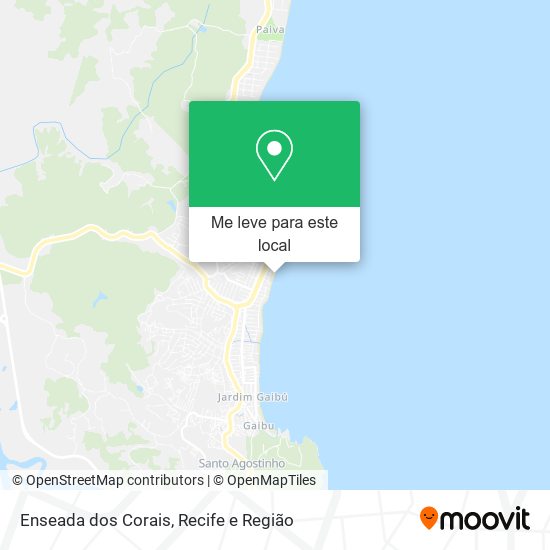 Enseada dos Corais mapa