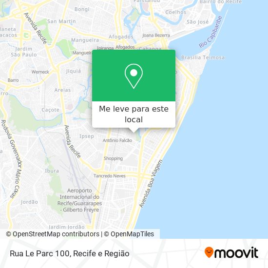 Rua Le Parc 100 mapa