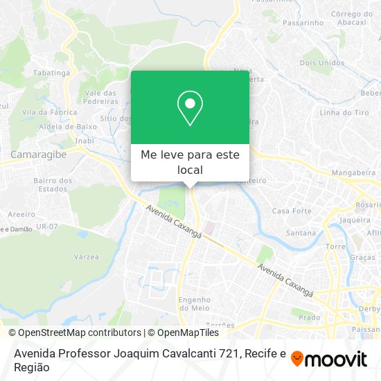 Avenida Professor Joaquim Cavalcanti 721 mapa