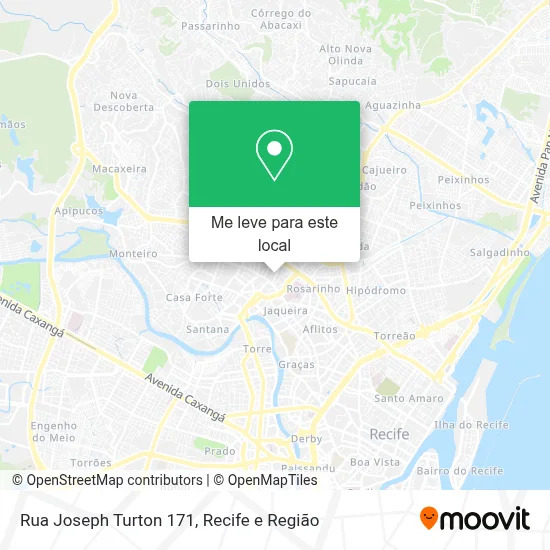 Rua Joseph Turton 171 mapa