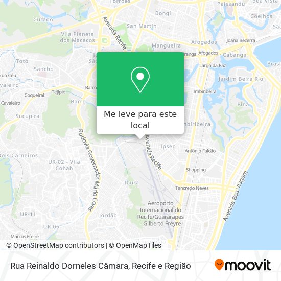 Rua Reinaldo Dorneles Câmara mapa