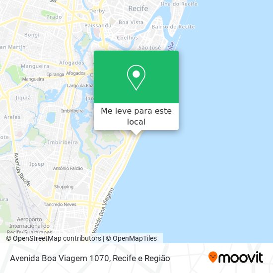 Avenida Boa Viagem 1070 mapa