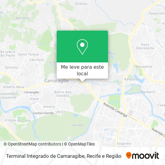 Terminal Integrado de Camaragibe mapa