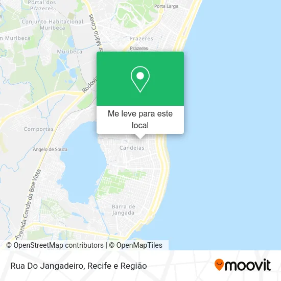 Rua Do Jangadeiro mapa