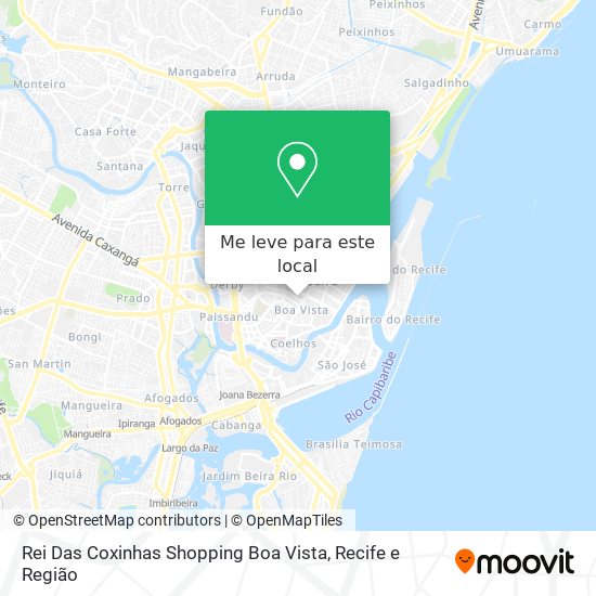 Rei Das Coxinhas Shopping Boa Vista mapa