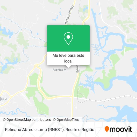 Refinaria Abreu e Lima (RNEST) mapa