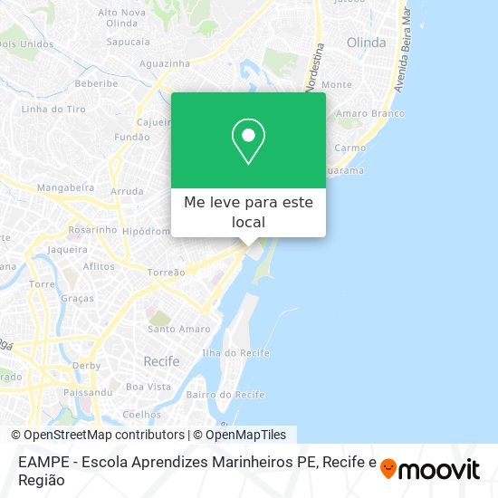 EAMPE - Escola Aprendizes Marinheiros PE mapa