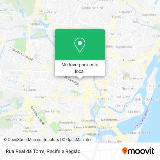 Rua Real da Torre mapa