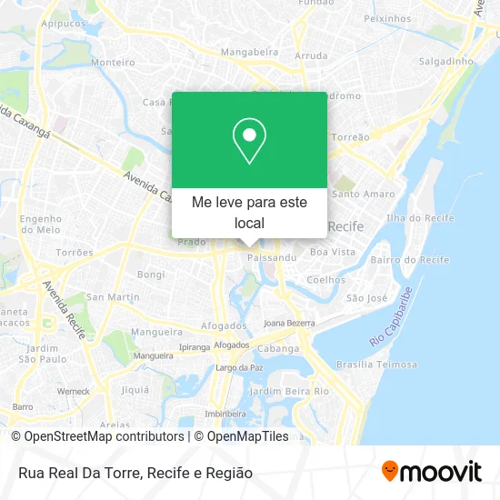 Rua Real Da Torre mapa