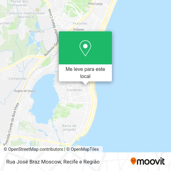 Rua José Braz Moscow mapa