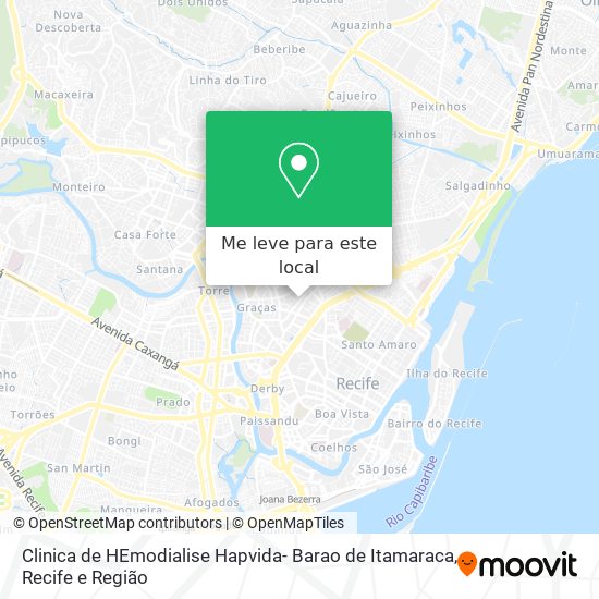 Clinica de HEmodialise Hapvida- Barao de Itamaraca mapa