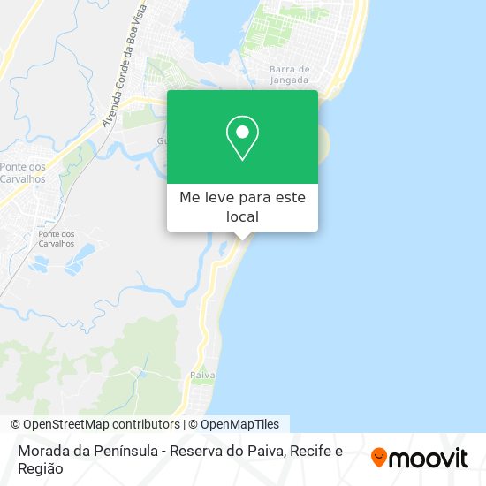 Morada da Península - Reserva do Paiva mapa