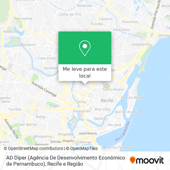 AD Diper (Agência De Desenvolvimento Econômico de Pernambuco) mapa