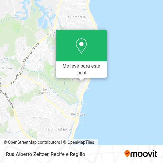 Rua Alberto Zeltzer mapa