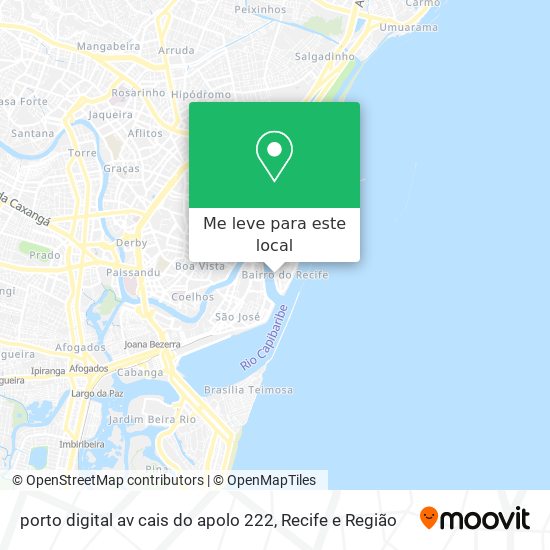 porto digital av cais do apolo 222 mapa