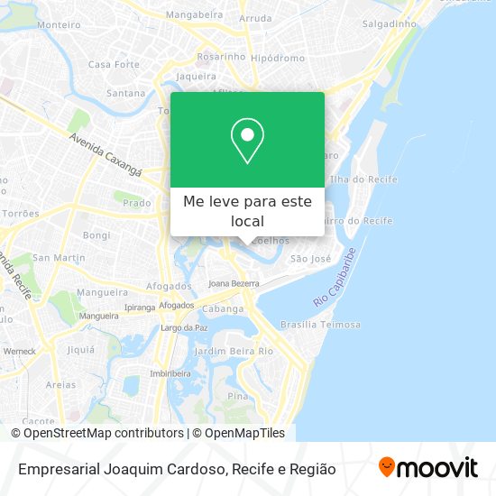 Empresarial Joaquim Cardoso mapa