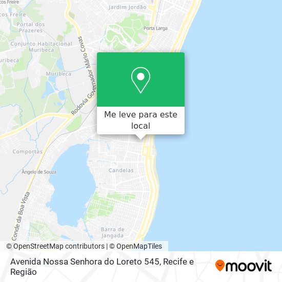 Avenida Nossa Senhora do Loreto 545 mapa